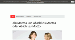 Desktop Screenshot of abi-motto.de