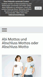 Mobile Screenshot of abi-motto.de